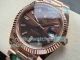 ARF Super Clone Gain Weight Rolex Day-Date Rose Gold Chocolate Baguette Face Watch (2)_th.jpg